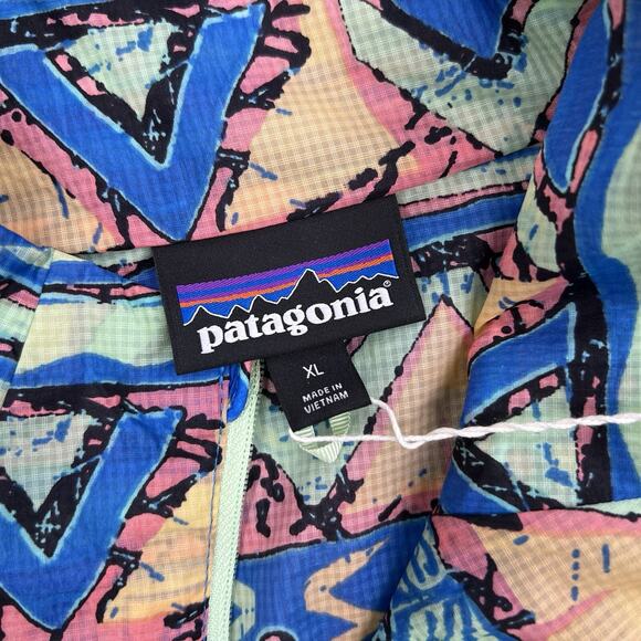 Patagonia Houdini Stash 1/2 Zip Pullover Jacket Size XL Womens Green New - Picture 9 of 12